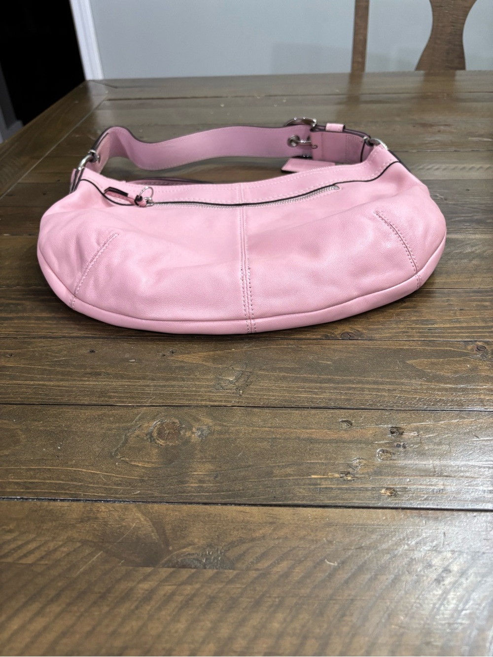 Coach SoHo Pleated Pink Hobo Shoulder Bag - Picture 3 of 15